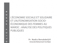 L’économie Sociale et Solidaire et l’Autonomisation Socio-économiques des Femmes au Maroc : Analyse des Politiques Publiques